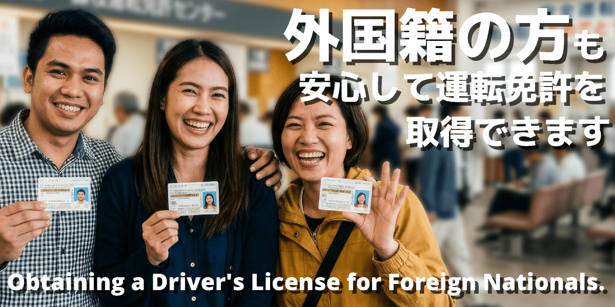 外国籍の方向け 運転免許